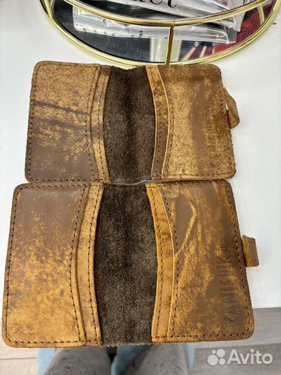 Кошелек из натуральной кожи теленка