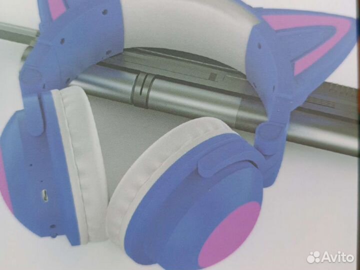Беспроводные наушники с кошачьими ушками