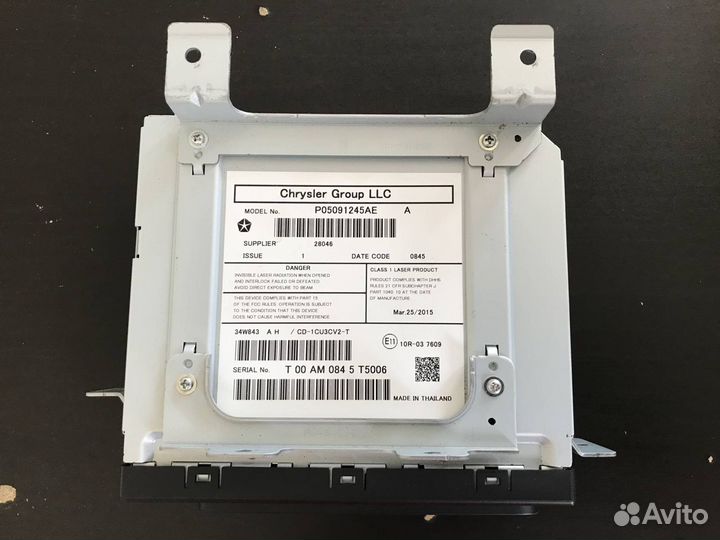 CD-чейнджер Jeep Grand Cherokee WK2 рест. WK2 2015