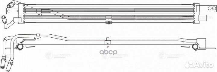 Радиатор масляный УАЗ 3163 Патриот (19) ат (L