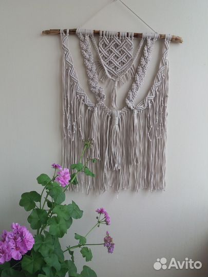 Настенное панно макраме