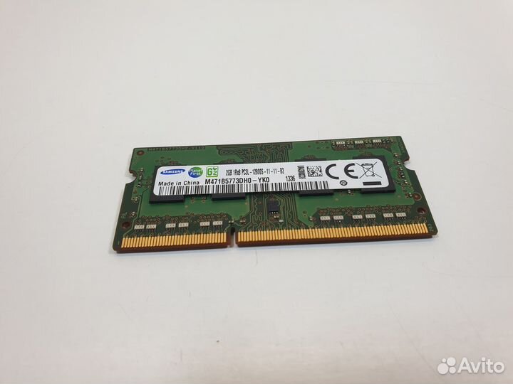 DDR3L 2Gb 1600Mhz So-Dimm Samsung M471B5773DH0-YK0