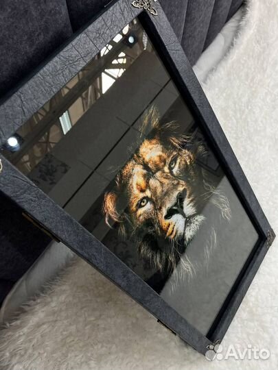 Нарды ручной работы со стеклом 