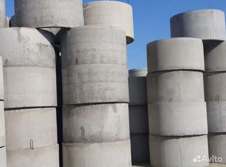 Бетонные изделия: крышки, донья, кольца, бордюры