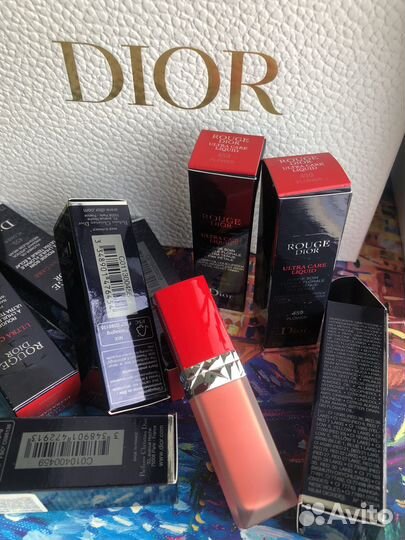 Жидкая помада Dior rouge ultra care 459