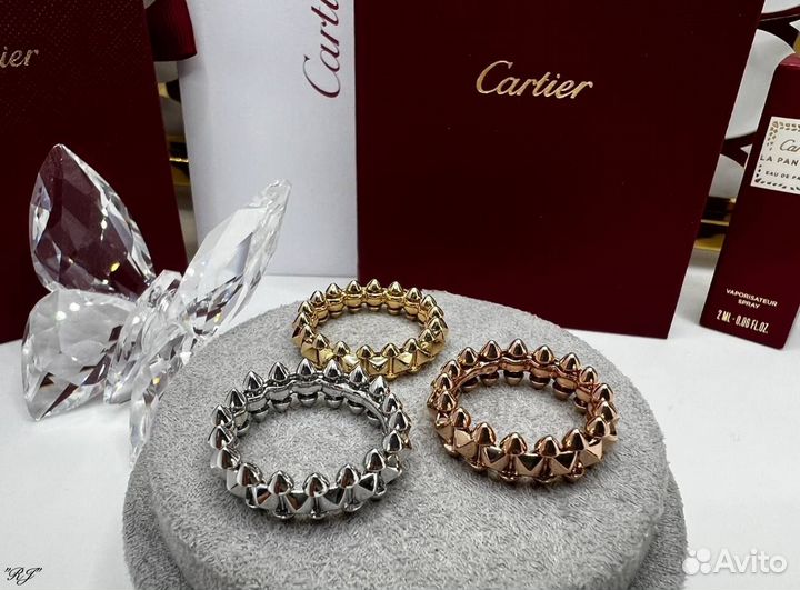 Кольцо cartier clash