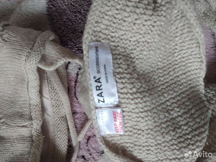 Комплект шапка и шарф Zara весна