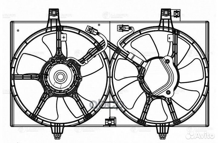 Вентилятор радиатора Nissan Almera Classic (B10