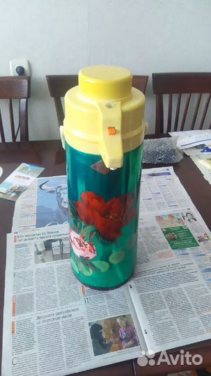 Термос с помпой