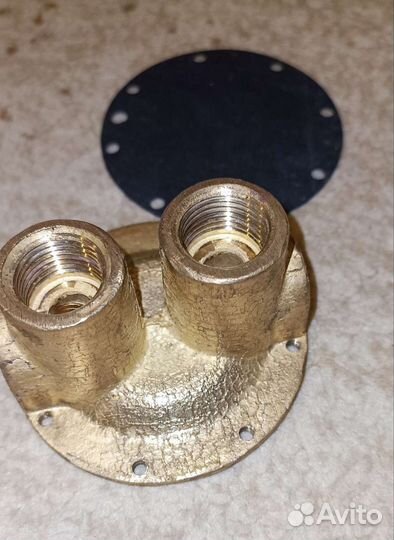 Нижняя часть водяного узла газовой колонки кги-56