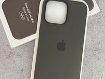 Чехол на iPhone 15 Pro/ProMax кожаный/силиконовый