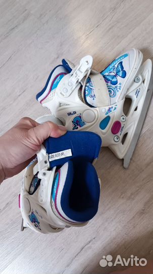 Коньки детские раздвижные 27-30