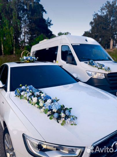 Украшения на свадебную машину