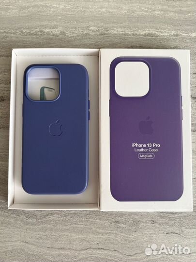 Чехол iPhone 13 Pro Leather Case