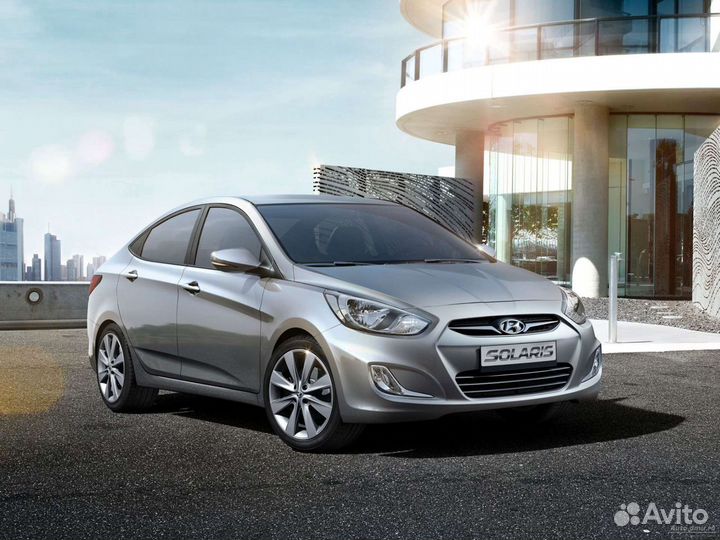 Бампер передний Hyundai Solaris (Солярис) в цвет к