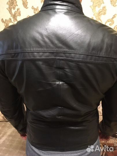 Кожаная куртка мужская
