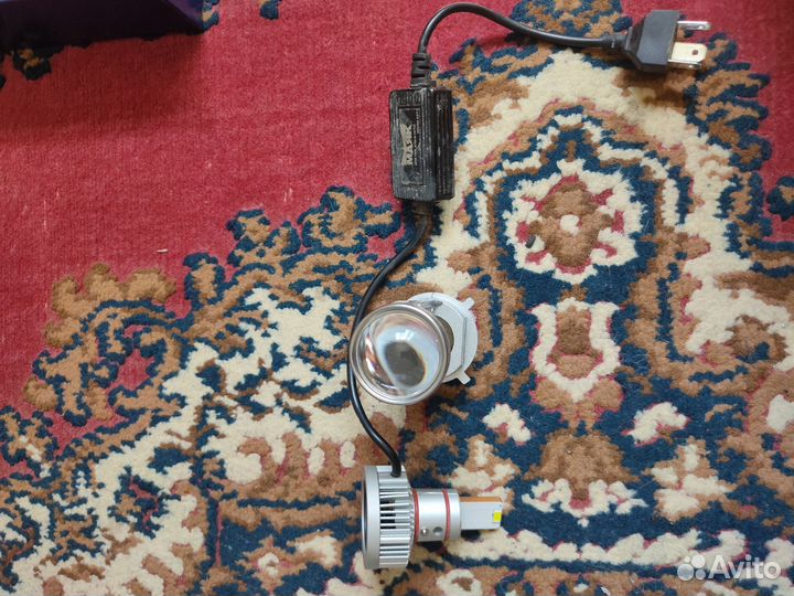 Диодные лампы h4 и птф на ладу гранту