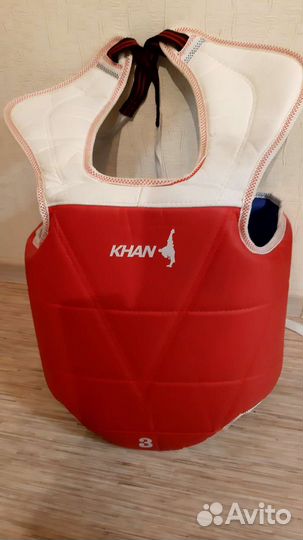 Протектор (жилет) тхэквондо Khan двустороннийN3