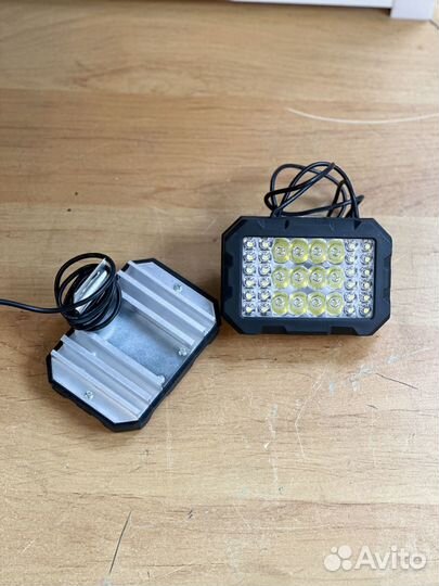 Фара передняя LED одинарная на электровелосипед