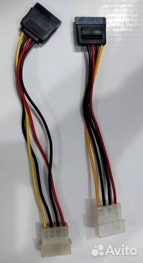 Кабель-шлейф Molex, SATA, IDE, FDD