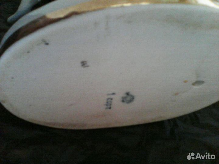 Статуэтка лфз Повар и кот фарфор СССР