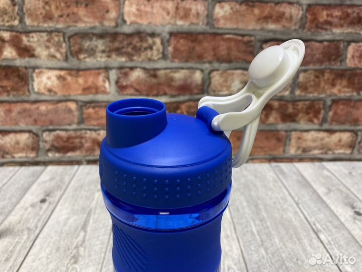 Шейкер из тритана Be First 1000 мл. синий