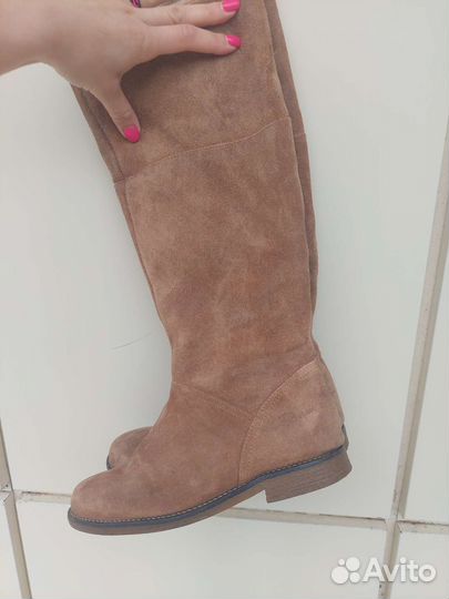 Сапоги respect замша 41