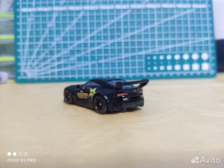 Custom Toyota gr supra rockstar hot wheels
