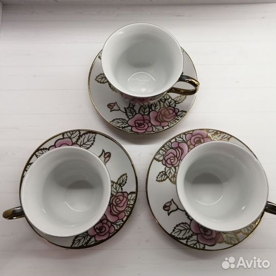 Набор чайный сервиз Valleya (на 3 персоны)