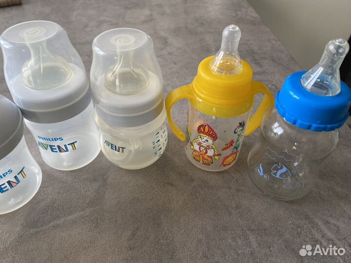 Бутылочки для кормления avent