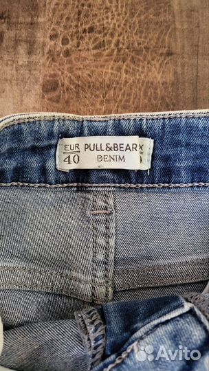 Джинсы скини Pull and Bear
