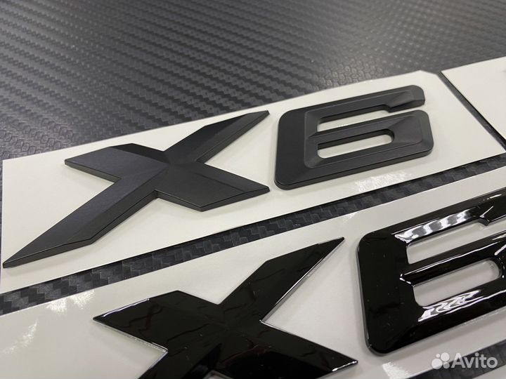 Эмблема шильдик на багажник BMW X6 / X7