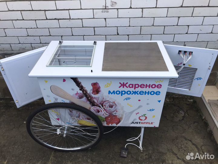 Тележка для приготовления жареного мороженого