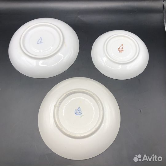 Чайные пары и Блюдца СССР. Лот. Лфз. Дулево