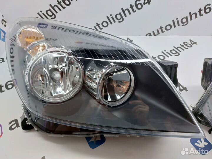 Opel astra h комплект фар