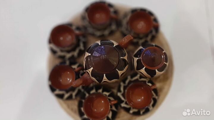 Кофейный сервиз керамика Болгария винтаж