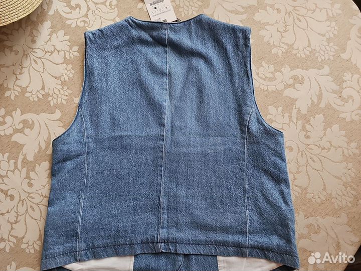 Жилетка женская джинсовая новая Zara