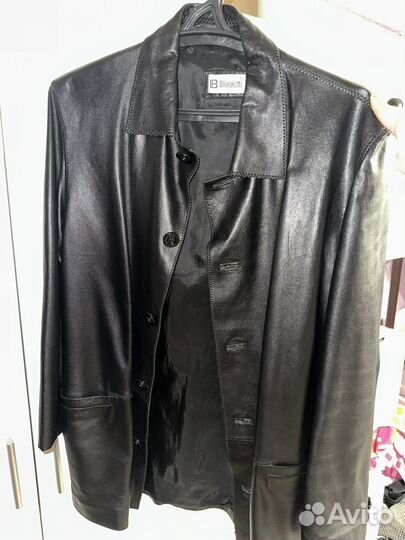 Кожаная куртка мужская
