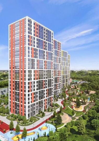 2-к. квартира, 71,3 м², 2/25 эт.