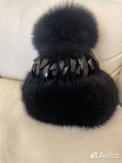 Шапка зимняя меховая женская