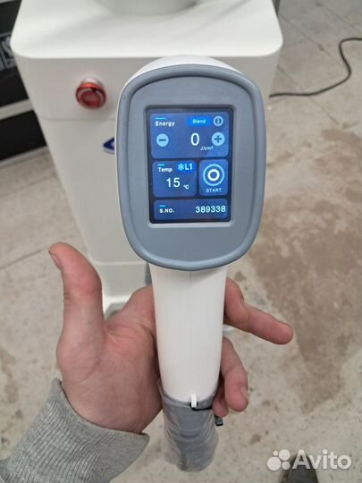 Диодный лазер для эпиляции alpha plus 1200 Ватт