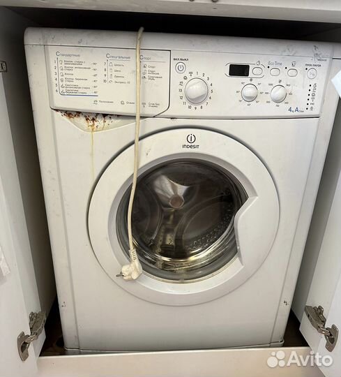 Стиральная машина indesit iwud4105 на запчасти