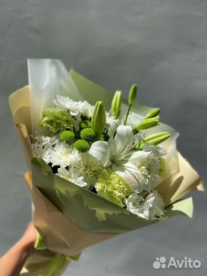 Букет цветов, цветы в коробке