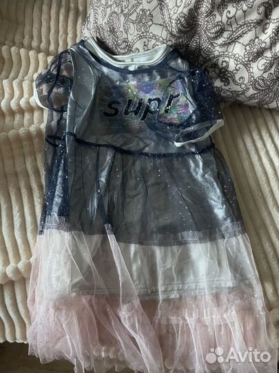 Платье для девочки 92