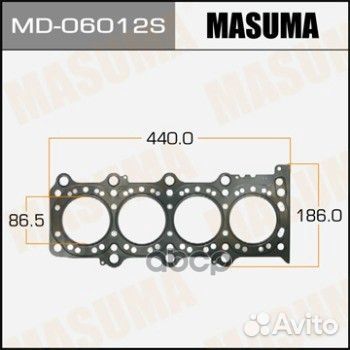 Прокладка гбц MD-06012S Masuma