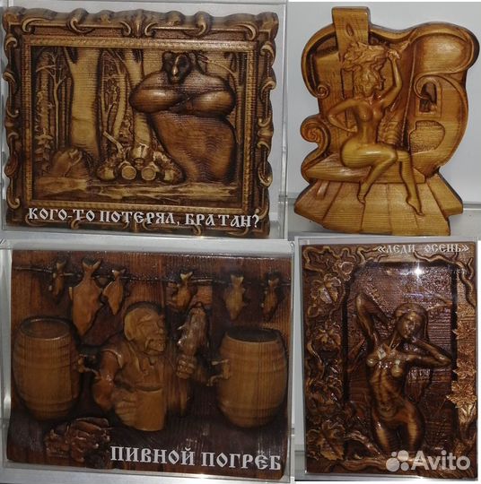 Сувениры из дерева