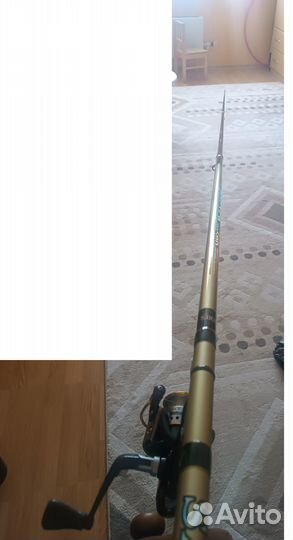 Удочка болонская Sabaneev 5 м с катушкой Ecusima