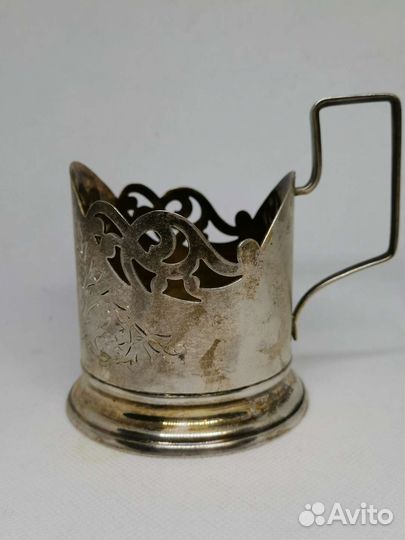 Подстаканник Аврора серебро