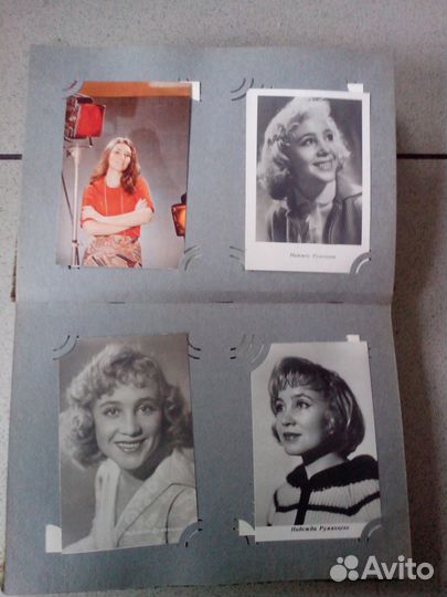 Альбом с открытками-фото актеров