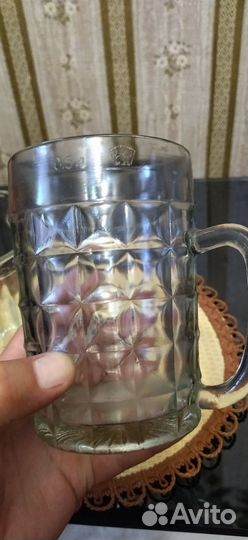 Кружки пивные СССР стекло